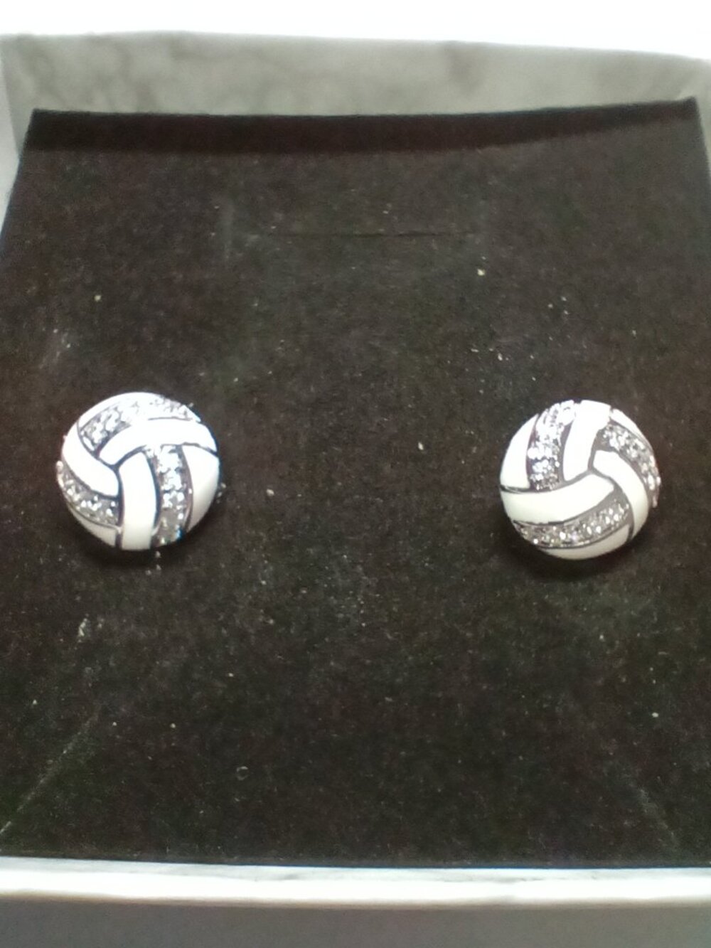 Volleyball Sport Screwback Earrings